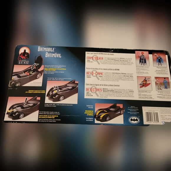 1997Batman Animated Adventures Knight Striker Batmobile Missile Launcher  Kenner - Picture 2 of 10